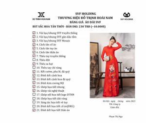 ÁO DÀI SẮC HOA DKI