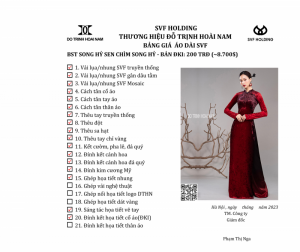 ÁO DÀI SONG HỶ SEN CHÌM ĐKI