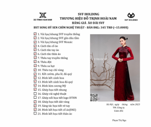 ÁO DÀI SONG HỶ SEN CHÌM ĐKL