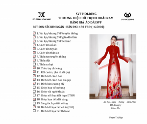 SVF SON SẮC KIM NGÂN - DKI