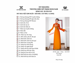 SVF HOA VIỆT KIM NGÂN - DKI
