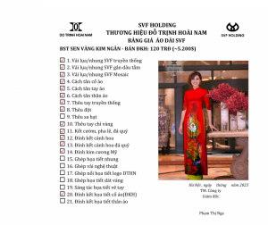 SVF SEN VÀNG KIM NGÂN - DKH
