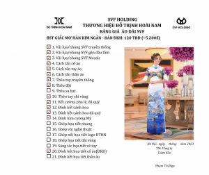 SVF GIẤC MƠ  HÀN KIM NGÂN - DKH