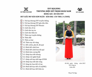 SVF GIẤC MƠ  HÀN KIM NGÂN - DKI