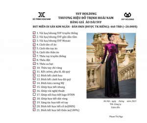 SVF MIỀN DI SẢN KIM NGÂN - DKN (ĐƯỢC THIẾT KẾ RIÊNG)