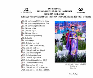 SVF NGỌC VIỄN ĐÔNG KIM NGÂN - DKN (ĐƯỢC THIẾT KẾ RIÊNG)
