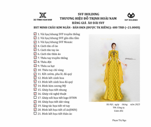 SVF MINH CHÂU KIM NGÂN - DKN (ĐƯỢC THIẾT KẾ RIÊNG)
