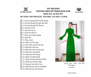 SVF NÀNG THƠ KIM NGÂN - DKH