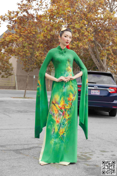 TỨ BÌNH HOA LỤA 023